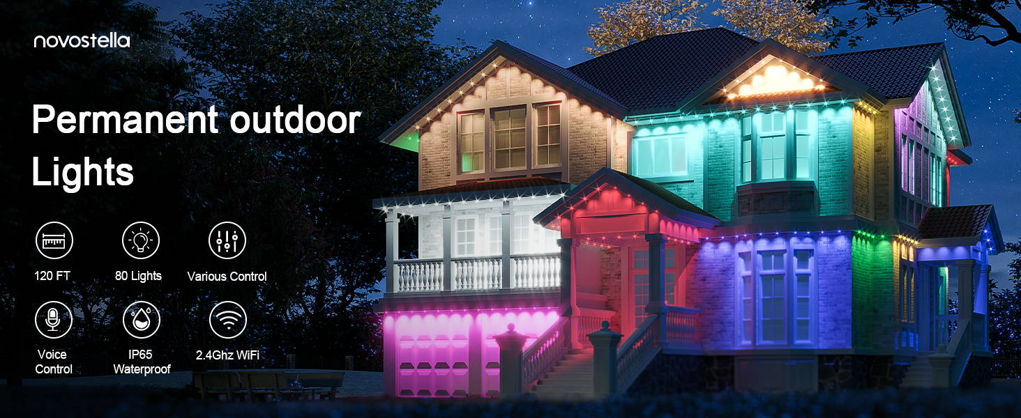 Novostella Vitopia Smart Rainbow LED Outdoor Permanent Light